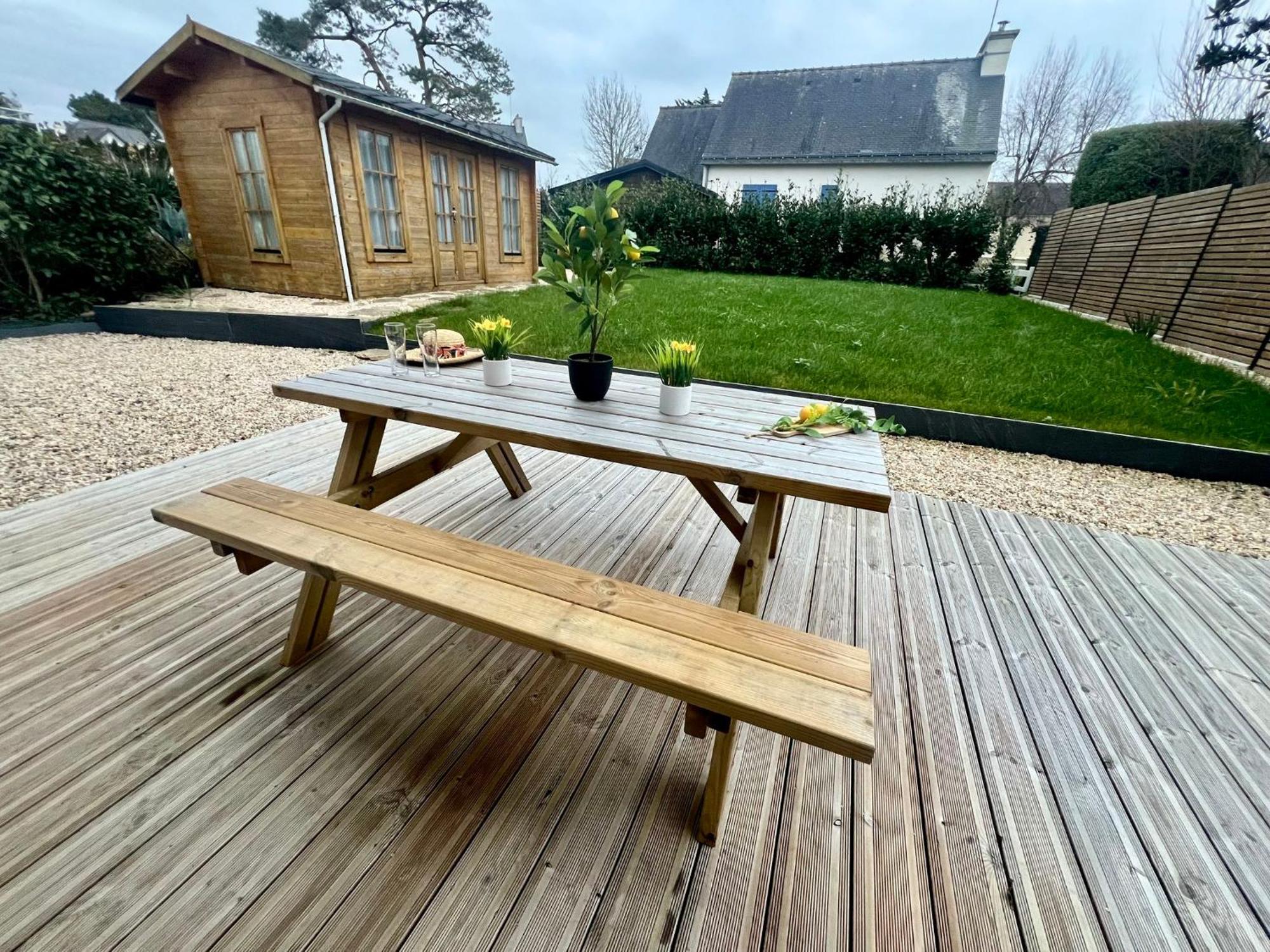 Le Belaven, Neuf, Cosy, Terrasse, Jardin, Kerfany Plage, 1 A 6 Pers Moëlan-sur-Mer Exterior foto